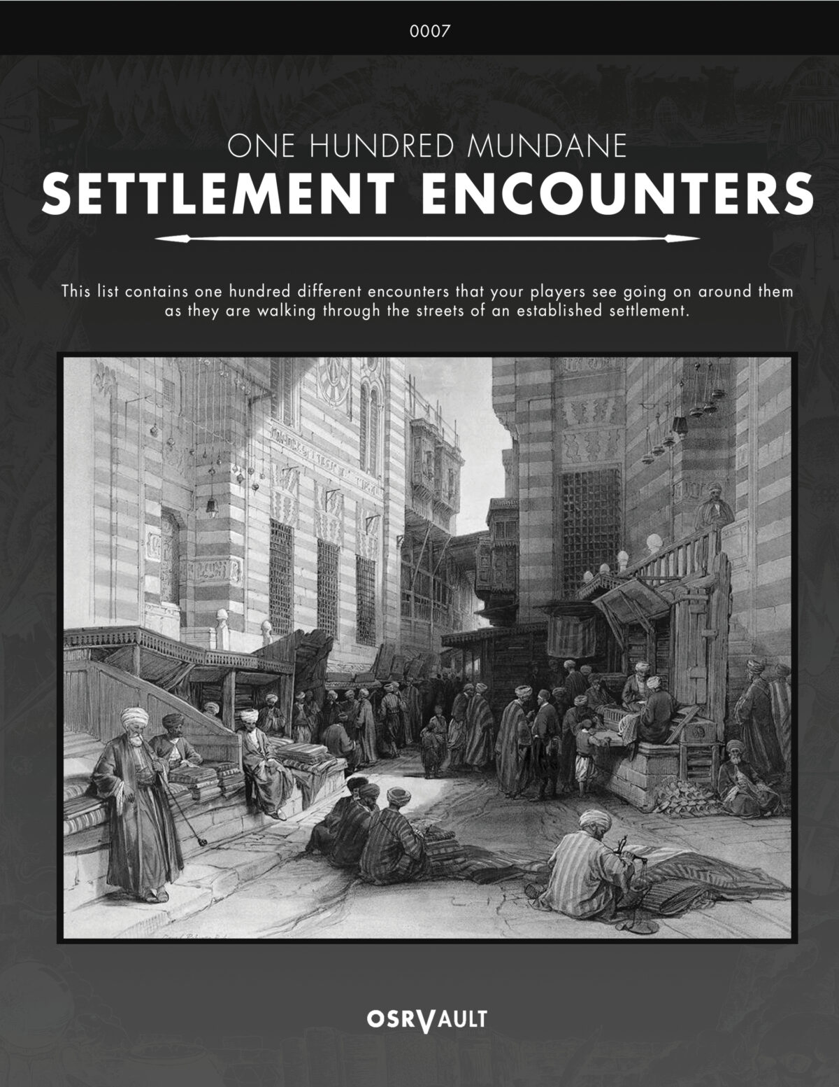 0007 – One Hundred Mundane Settlement Encounters PDF - Image 2